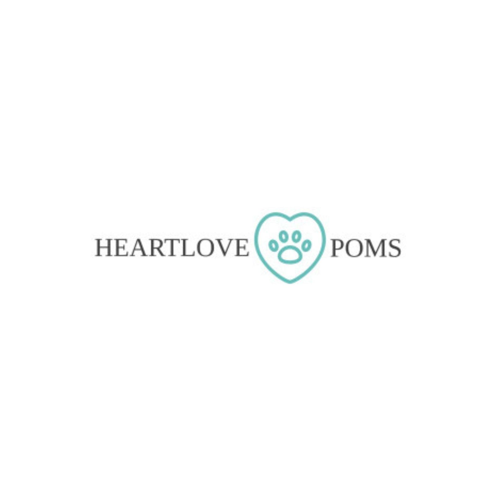 Heart Love Poms